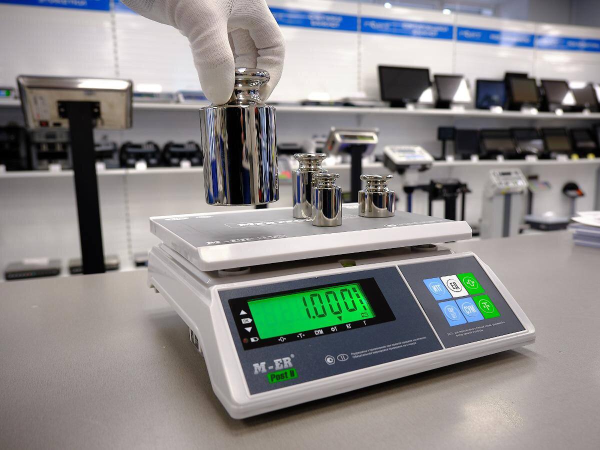 Информация о поверке торговых весов.